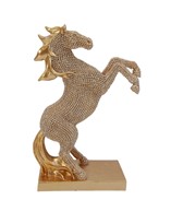 View Horse Gold Beaded