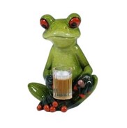 View Frog with Beer Mug