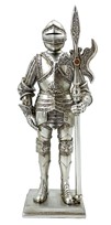View Silver Knight with Halberd