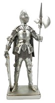 View Knight Silver with Halberd and Shield