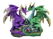 View Purple and Green Twin Dragons