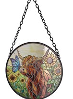 View Hanging Highland Cow Wall Decor
