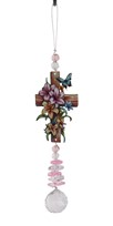 View Ornament Cross Flowers