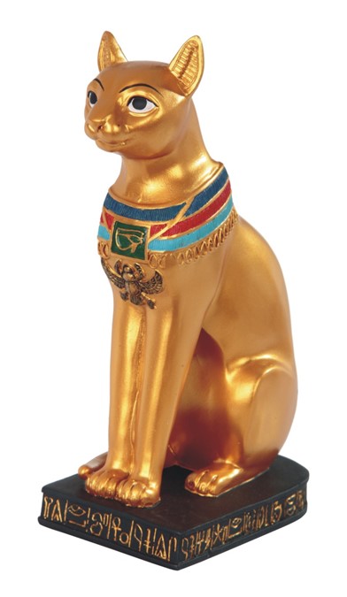 Cat egyptian goddess 8 1/2" Egyptian Cat Goddess | GSC Imports