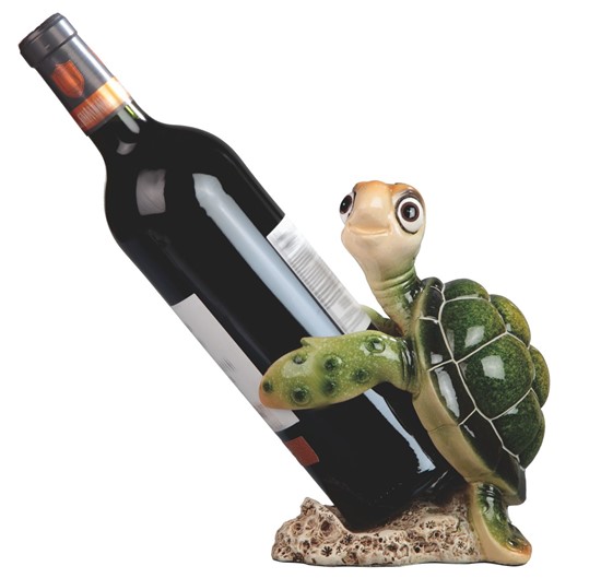 Green Sea Turtle Wine Holder | GSC Imports